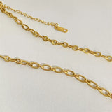 18K Gold-Plated Titanium Steel Pendant Necklace