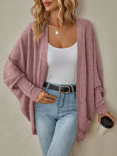 Cozy Oversized Open Front Knit Cardigan