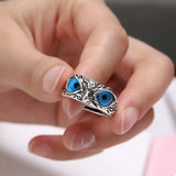 Alloy Owl Eyes Ring