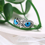 Alloy Owl Eyes Ring