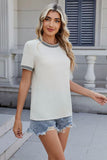 Round Neck Short Sleeve T-Shirt