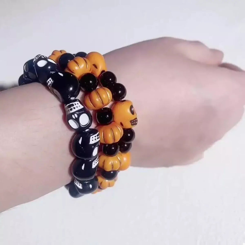 3 Piece Halloween Beaded Bracelet
