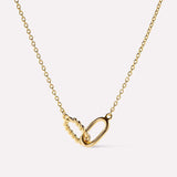 Interlocked Titanium Steel Necklace