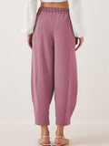 Full Size Drawtising Cropped Jogger Pants Plus Size