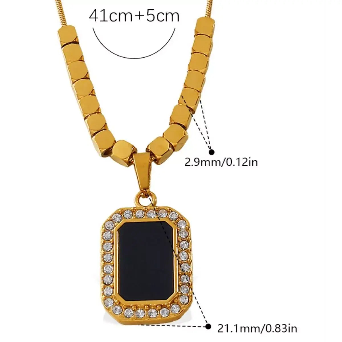 18K Gold-Plated Pendant Necklace