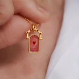 18K Gold-Plated Titanium Steel Pendant Necklace