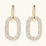 2.16 Carat Moissanite 925 Sterling Silver Earrings