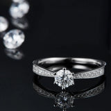Moissanite 925 Sterling Silver Ring