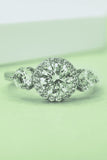 1 Carat Moissanite 925 Sterling Silver Ring