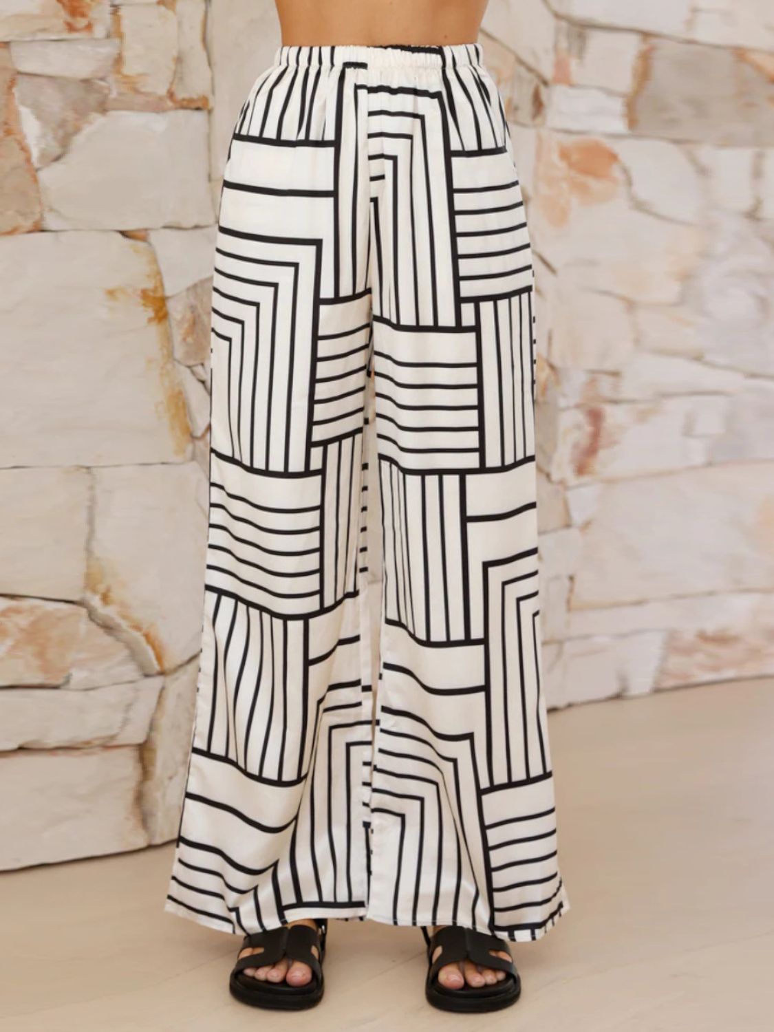 Button Down Half Sleeve Top and Pants Set
