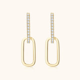 925 Sterling Silver Moissanite Earrings