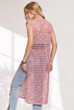 ADORA Multi Color Crochet Tunic Top