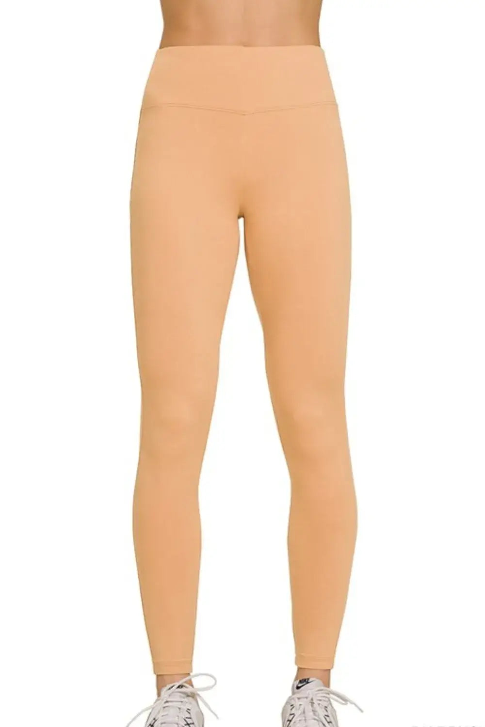 Zenana Microfiber Waistband Leggings
