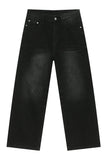 Men's Mid Rise Wide Leg Jeans