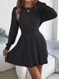Cable Knit Long Sleeve Sweater Dress | Cozy & Chic