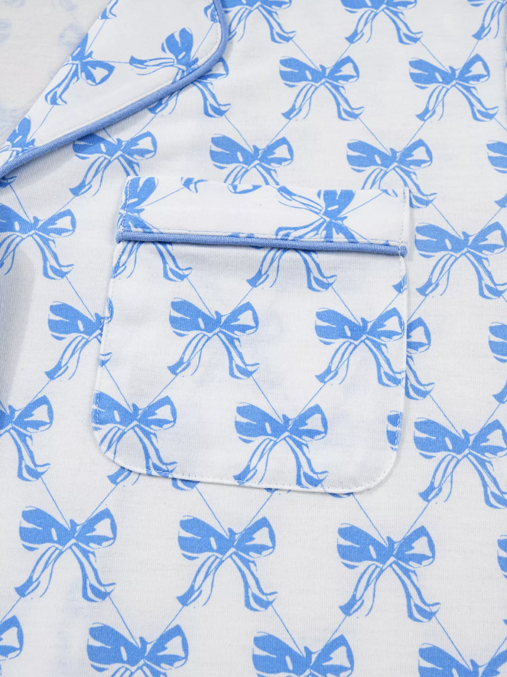 Bow Print Pajama Set – Long Sleeve Shirt & Pants | Felvior