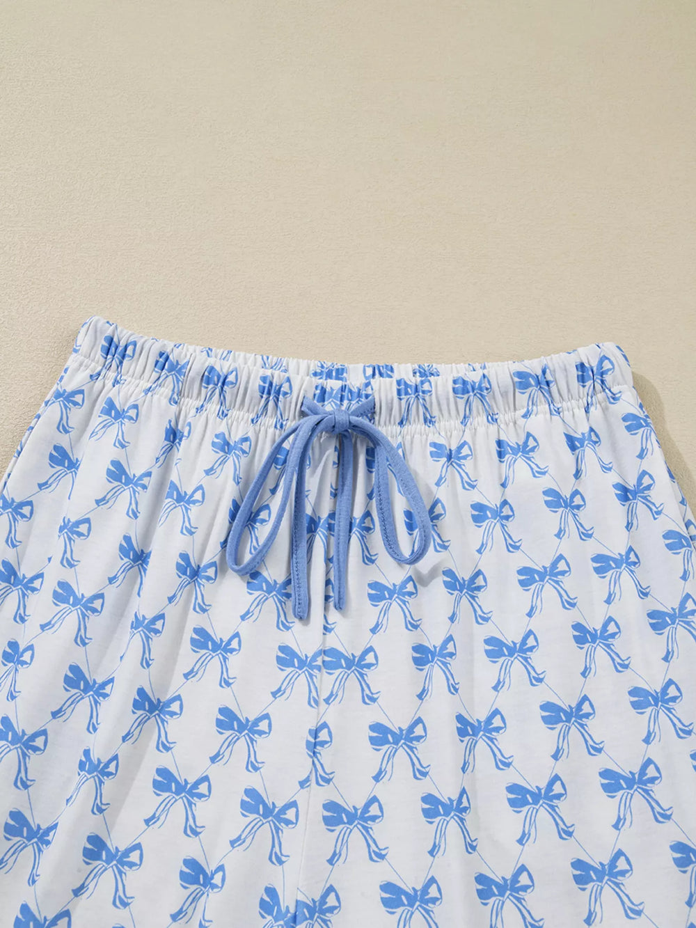 Bow Print Pajama Set – Long Sleeve Shirt & Pants | Felvior