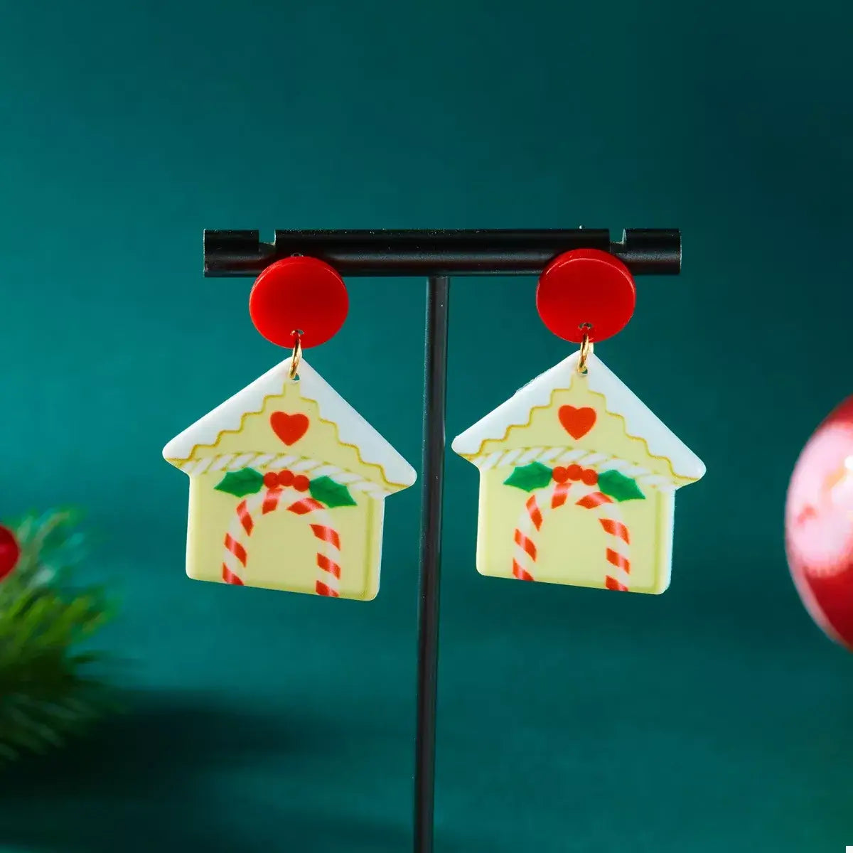 Christmas Acrylic Dangle Earrings