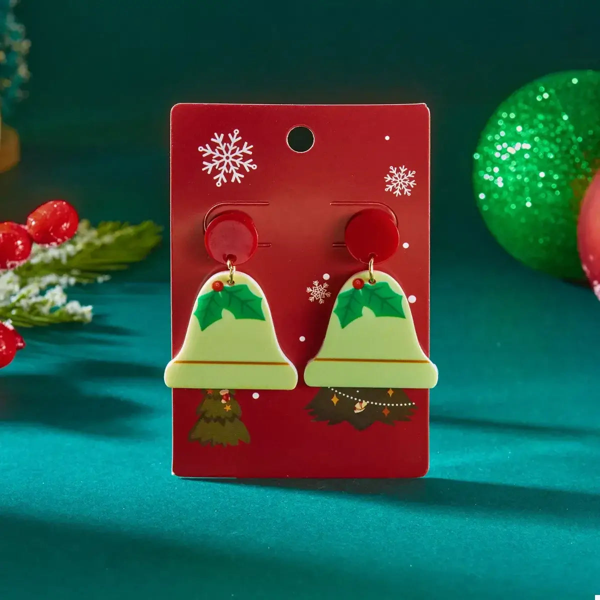 Christmas Acrylic Dangle Earrings