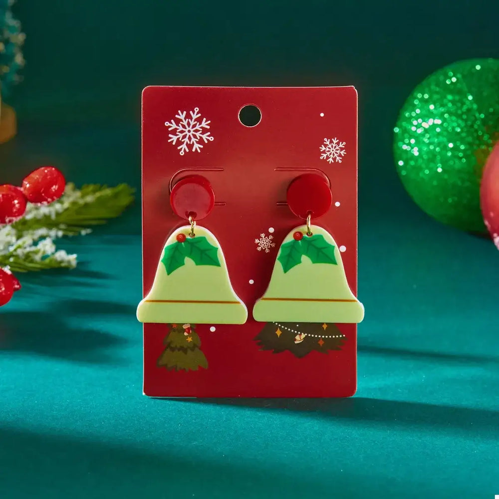 Christmas Acrylic Dangle Earrings