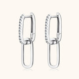 925 Sterling Silver Moissanite Earrings