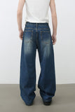 Men's Distressed Jeans with Pockets
