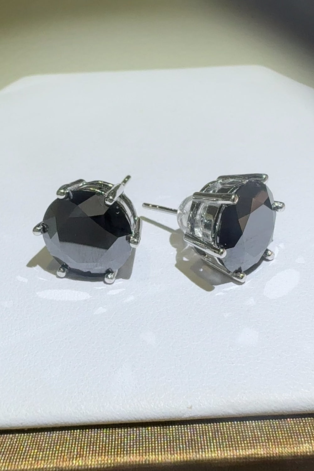 4 Carat Moissanite 925 Sterling Silver Stud Earrings