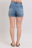 Judy Blue Full Size High Rise Tummy Control Denim Shorts Plus Size