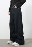 Men's Wide Leg Jeans with Pockets