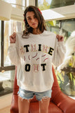 BiBi Baseballs Strikeout Patches French Terry Sweatshirt