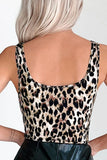 Leopard Sleeveless Bodysuit