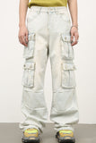 Men's Mid Rise Jeans with Cargo Pockets