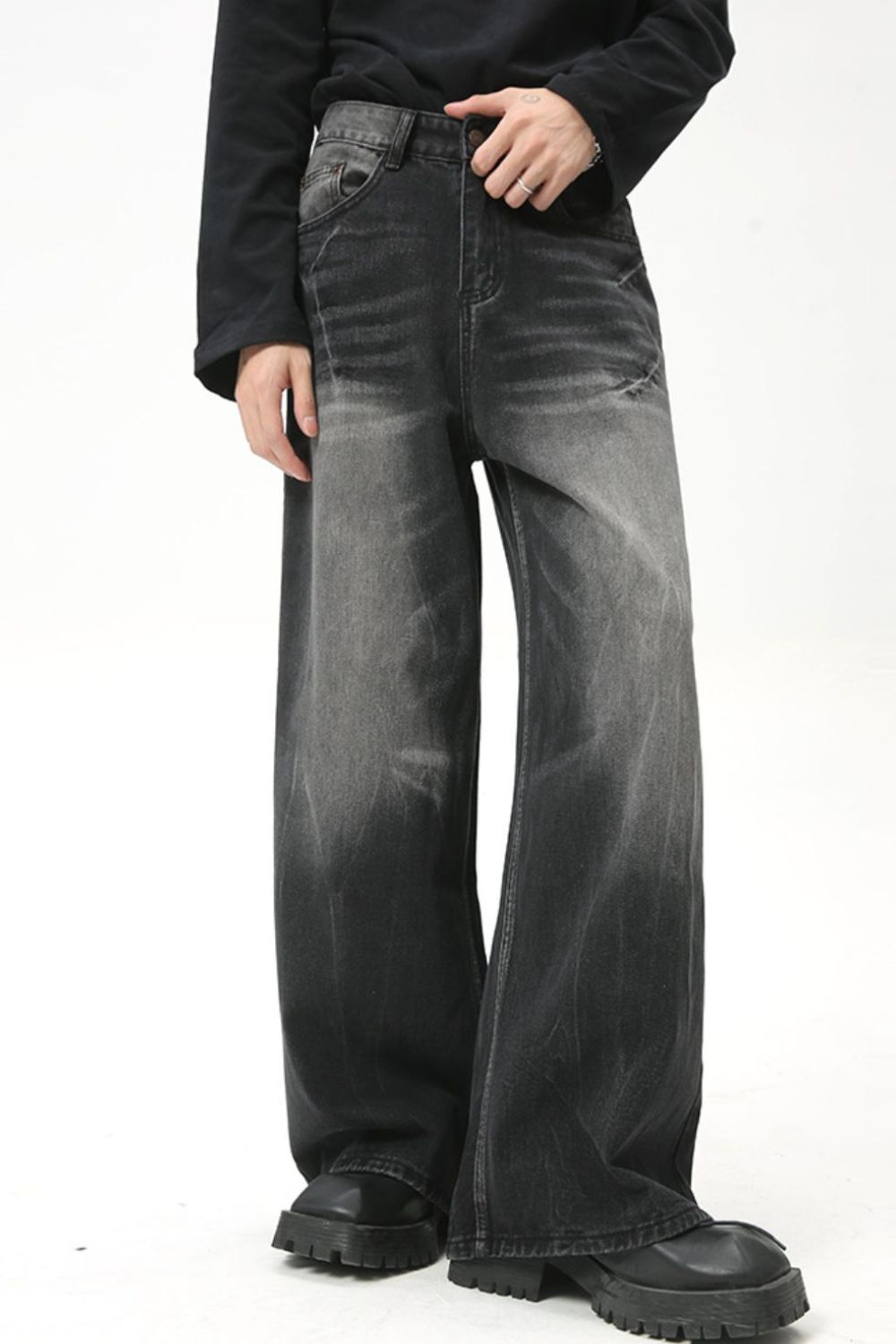Men's Cat's Whisker Wide Leg Jeans